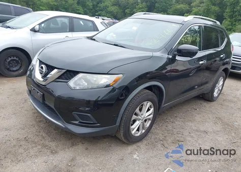 2016 Nissan Rogue Sv из США, поврежденный, VIN KNMAT2MV8GP622120